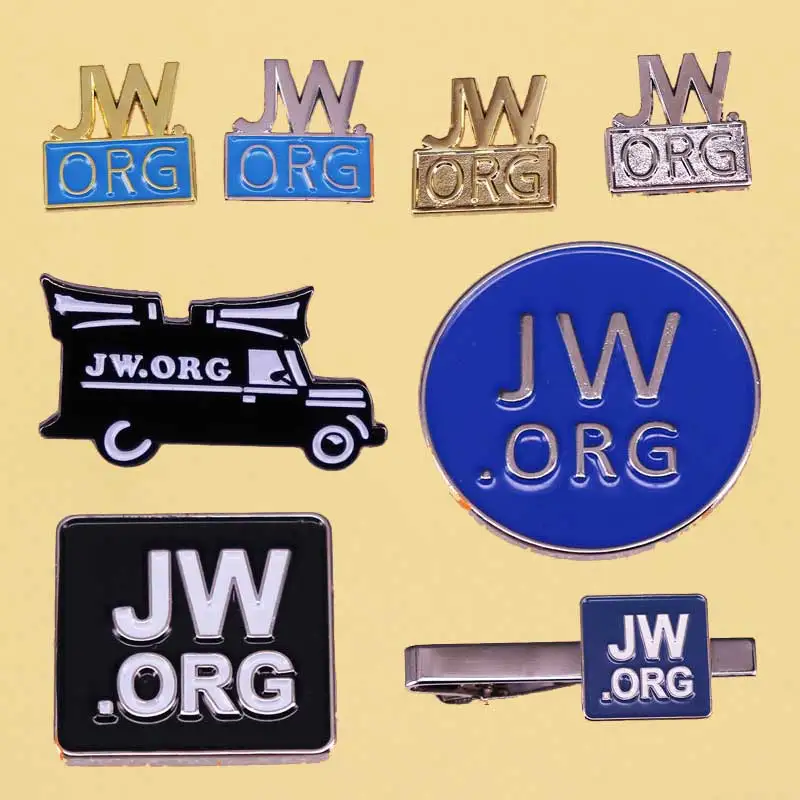 Jw.org Cartoon Metal Brooch Backpack Hat Bag Decorate Badges Anime Enamel Pins Collecting Send Friend Fans  Medal Gift Tie Pin