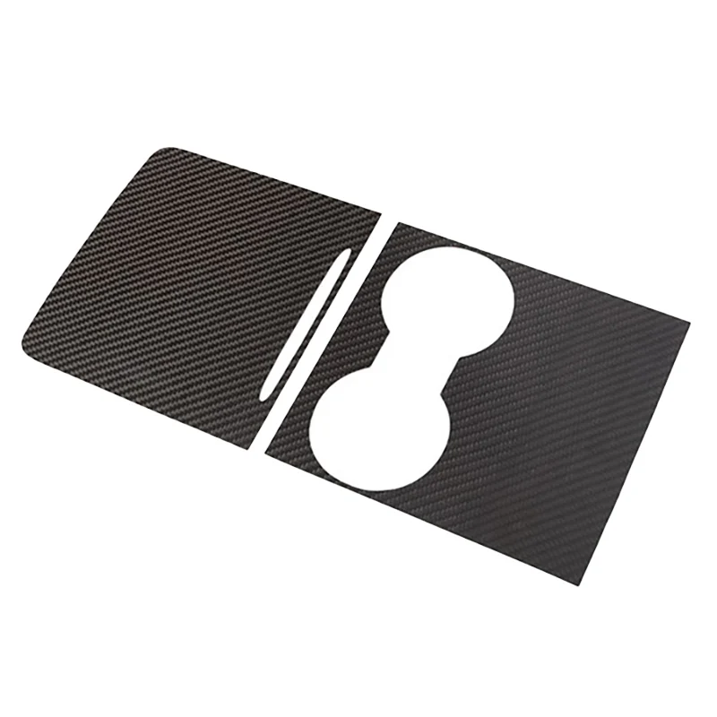 Car Leather Carbon Fiber Center Console Instrument Panel Protective Sticker Decoration Trim for Tesla Model 3 Y 2021 | Автомобили и