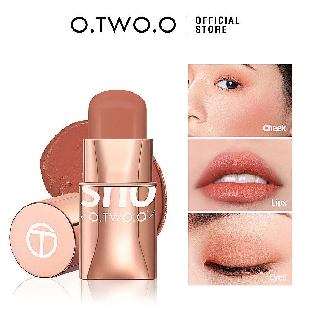 

Blush Stick Cream Blusher 6 Colors Blendable Waterproof Long-Lasting Lip Cheek Eye Multi-Use Stick Make-Up Cosmetics For Women