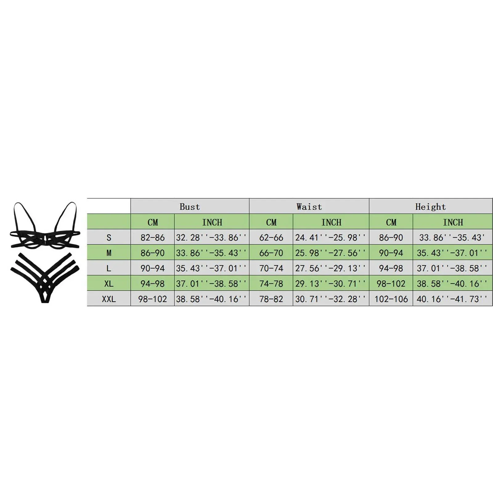 Noocuxuekon Эротический черный комплект из полиэстера