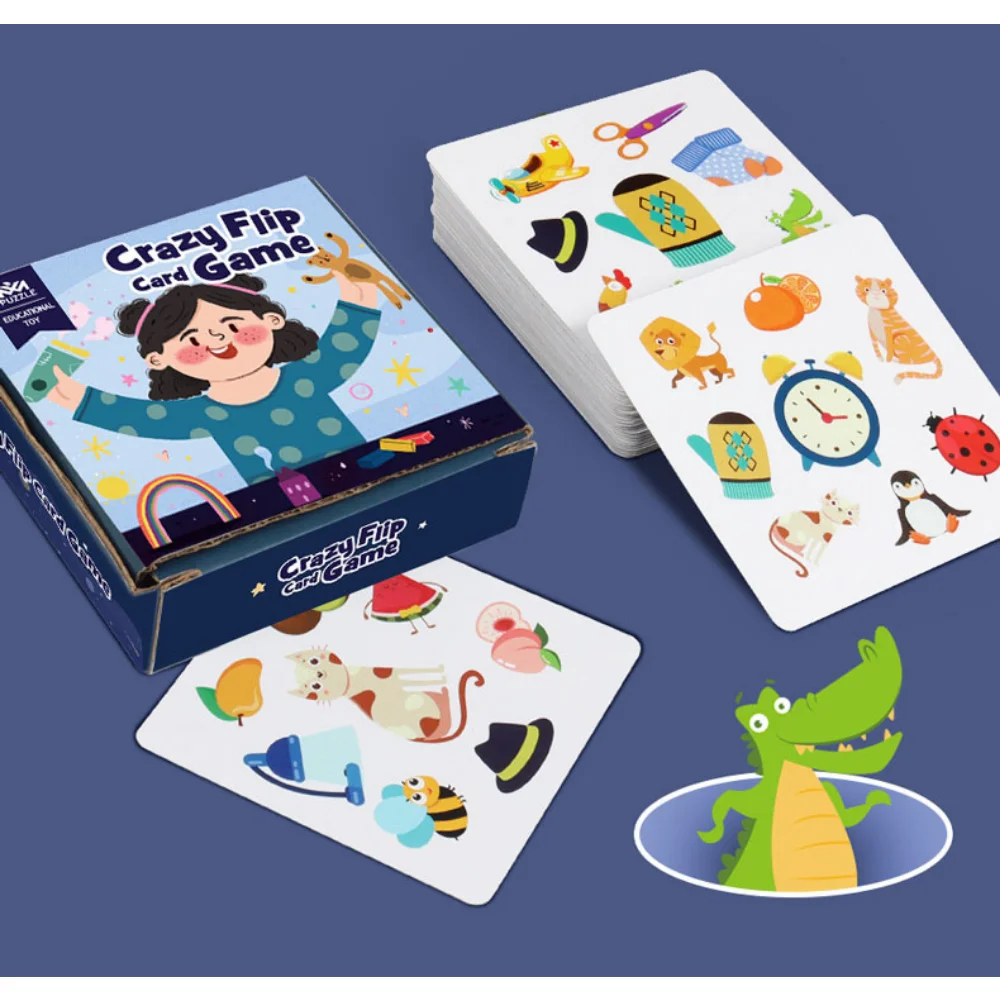 

Игрушки Монтессори, карточная игра с животными, Когнитивная игра, карты памяти, тренировочные соответствующие карты, детские игры