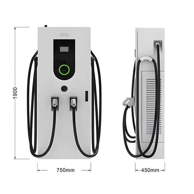 

2023 super fastest TUV CE OCPP CCS CHAdeMO 60kw fast ev charging station roadside dc ev charger with dual plugs