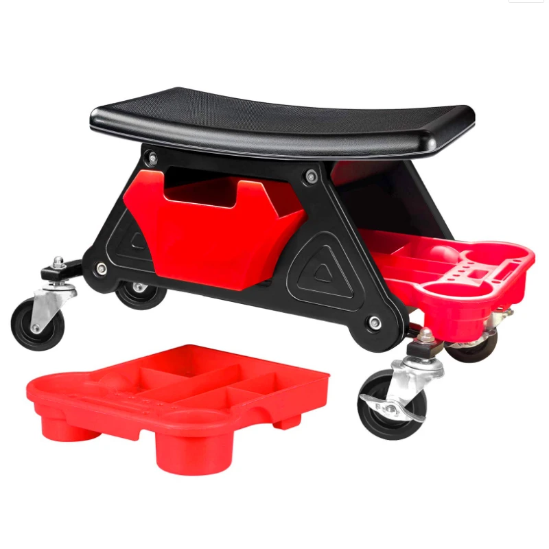 Car Multi-Function Chair Mechanic For Wax Polishing Projects Car Creeper Stool Chair Mobile Creeper Seat Car Wash Supplies New1