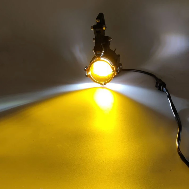 Универсальные мотоциклетные дневные Противотуманные фары 40 Вт 6000K прожекторы с