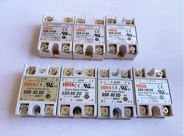 

Твердотельное реле VIDONIA SSR-10DD SSR-25DD SSR-40DD SSR-50DD SSR-60DD SSR-80DD SSR-100DD