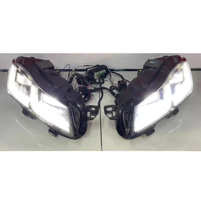 Фото Модификация автомобильных фар, пара фар, модифицированные для 16-22 Jagua-r XF от ксенона до светодиода Plug and Play №4