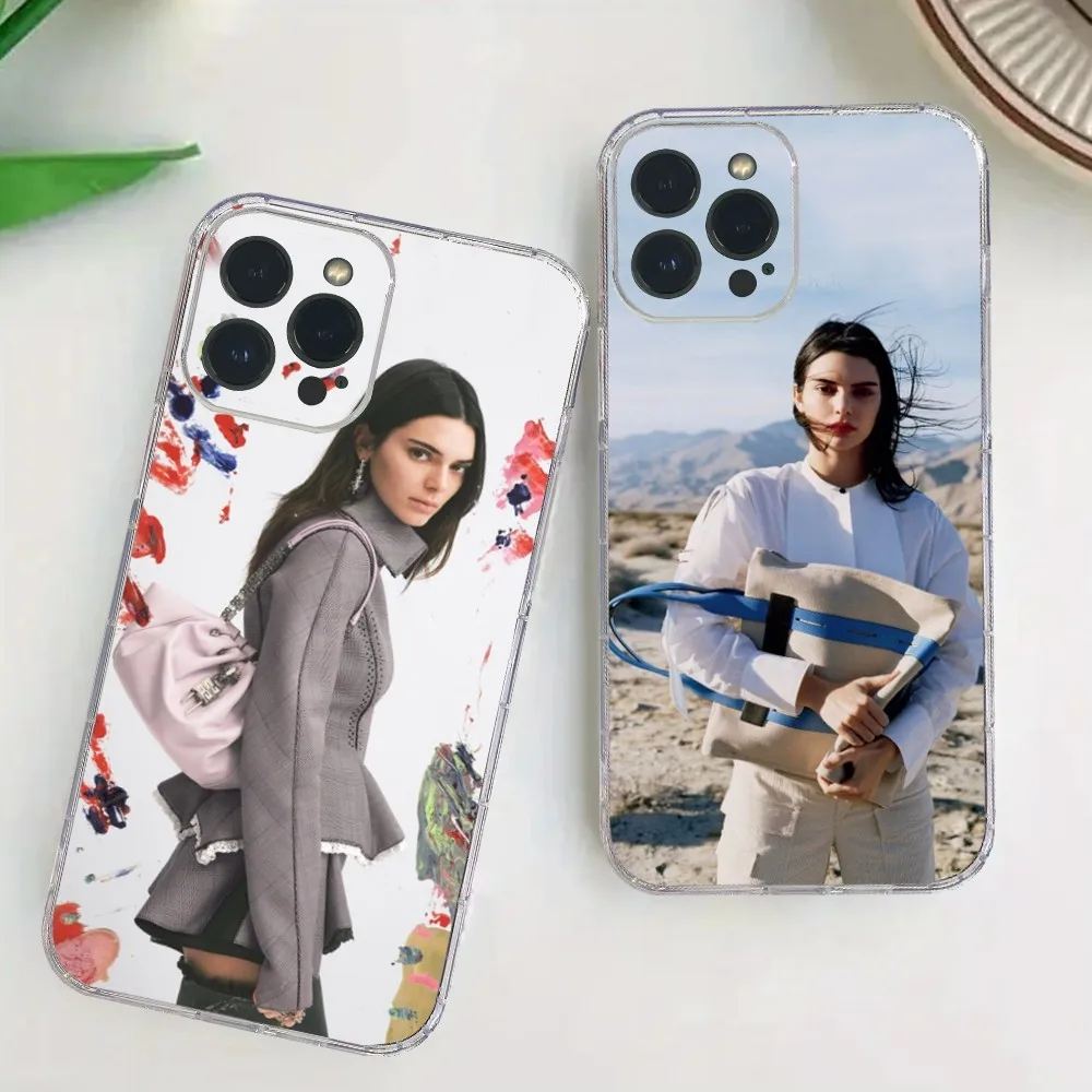 INS популярная сексуальная модель для девушек K-Kendall J-Jenner чехол телефона iPhone15 14 13 12