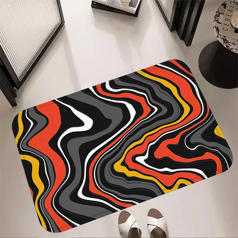 Коврик Для Пола Marmo Marble Liquid Противоскользящий Входной Уютный Strata Домашнего