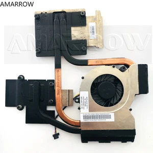 Оригинальный Для HP pavilion DV6 DV7 DV6-6000 DV6-6050 DV7-6000 радиатор охлаждения с вентилятором 653627-001 665309-001 650797-001