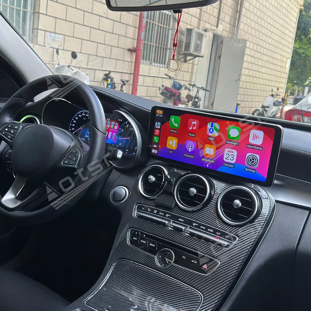 Фото Мультимедийная автомобильная магнитола Android для Mercedes-Benz C-класса W205 GLC X253 2015~2019 с GPS-навигацией, аудио-ресивером и поддержкой CarPlay №5