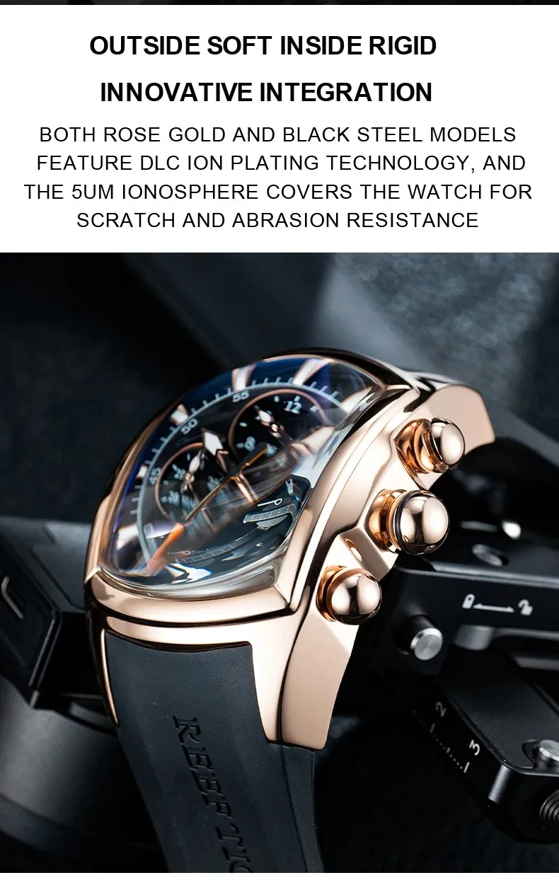 Мужские автоматические часы в стиле милитари 48 6 мм