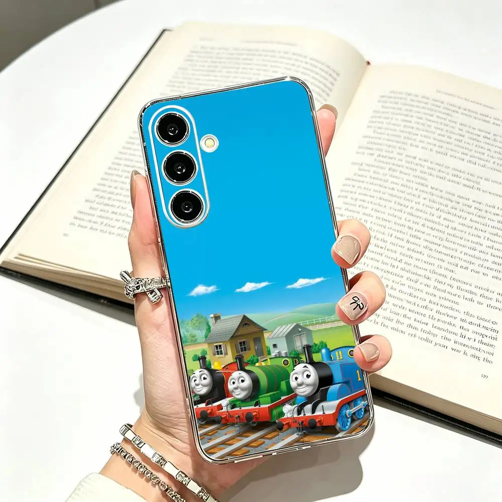 Фото Прозрачный мягкий силиконовый чехол для телефона T-Thomas and Friends для Samsung Galaxy A71, A70, A52, A51, A40, A30 №4