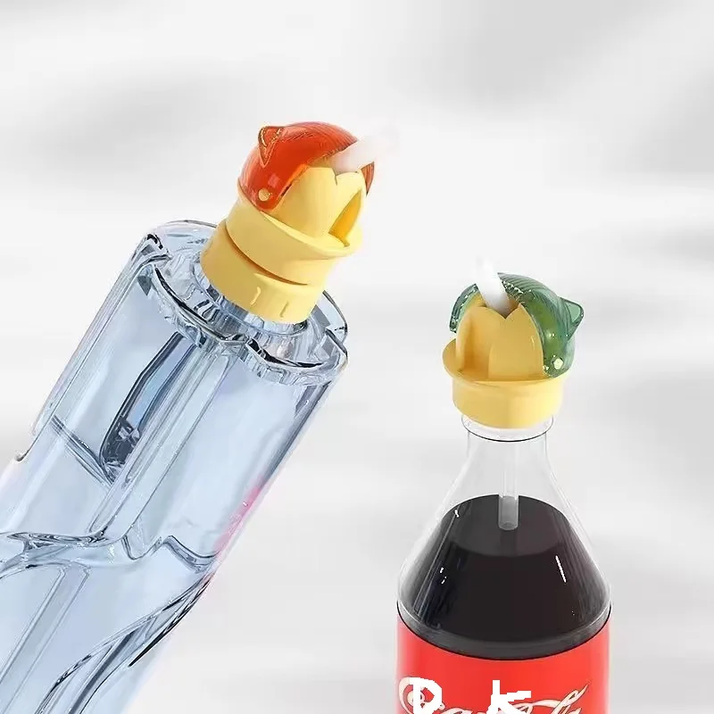 Портативная многоразовая пластиковая крышка для бутылки с водой верхняя
