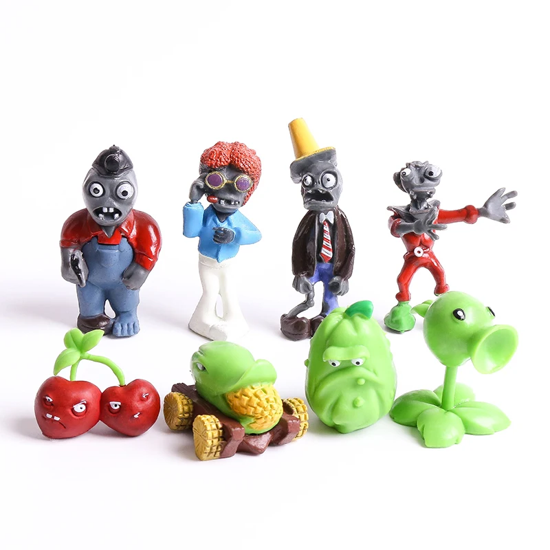 Фигурка Растения против Зомби на день рождения торт Топпер милый десертный стол