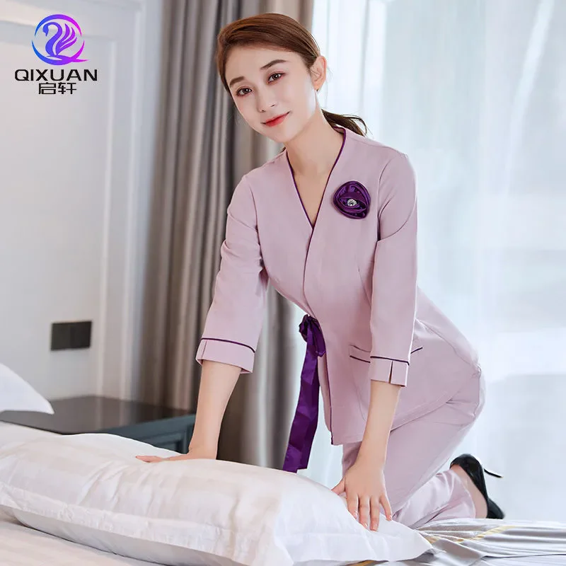 Женский костюм для косметолога рабочая одежда женский комбинезон массажа