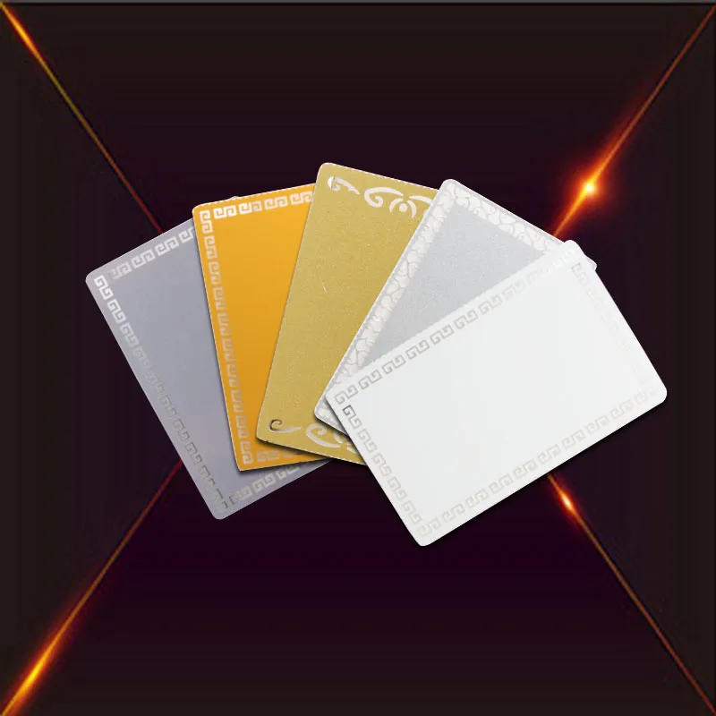 

0.24mm Thickness Blank Sublimation Metal Business Card