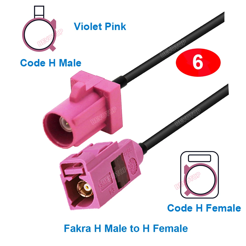 

BEVOTOP Fakra H RG174 кабель для GPS 10см~20м