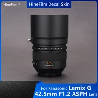 lumix 42 5 f1 2 lens decal skins wrap cover for panasonic leica dg nocticron 42 5mm f1 2 asph premium sticker