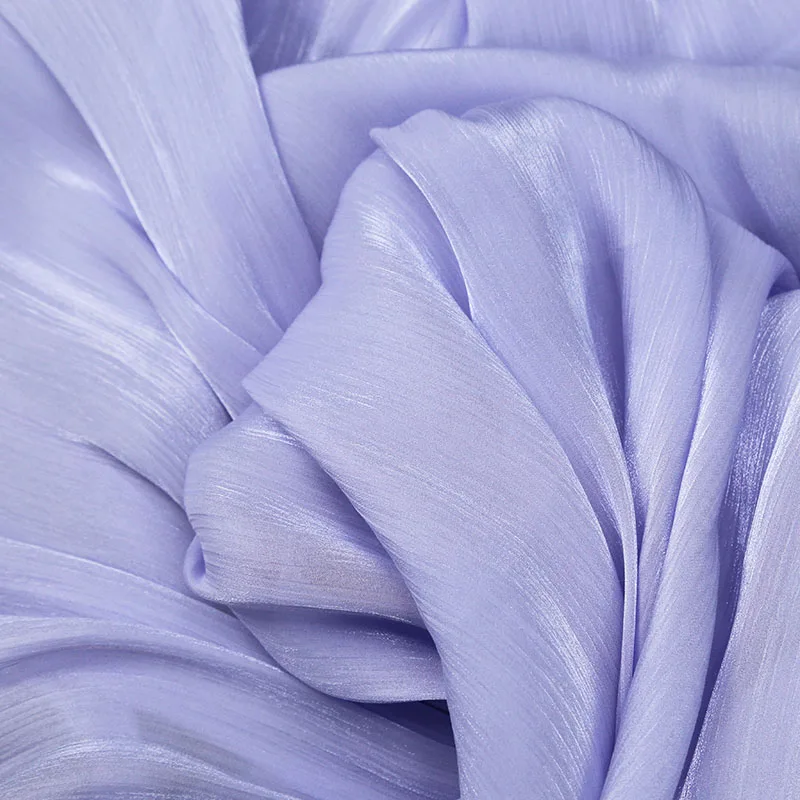 Streamer-soft кристаллическая атласная ткань для костюма дизайнерская одежда сделай