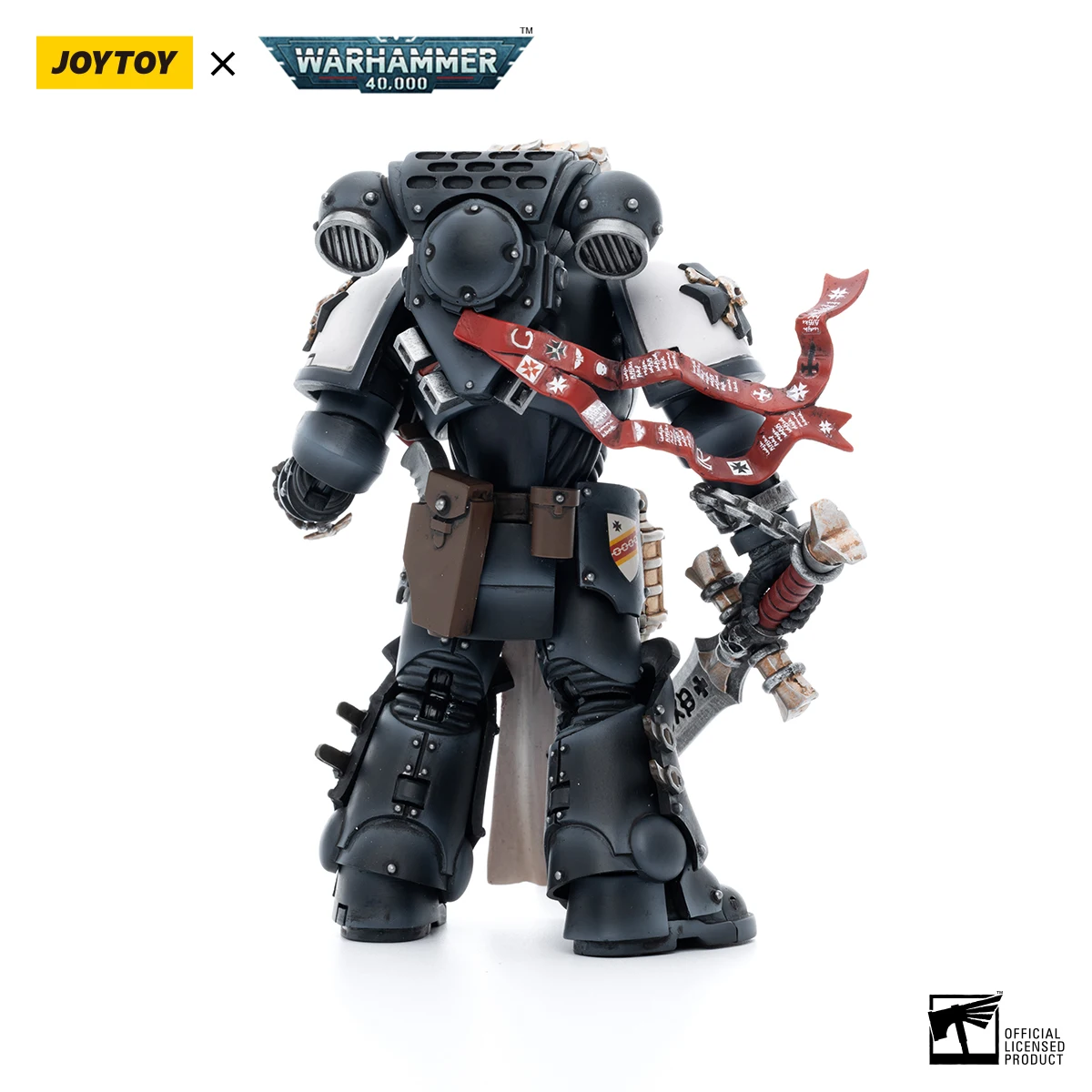 Фото [В НАЛИЧИИ] Фигурка JJOYTOY Warhammer 40K 1/18: Черные тамплиеры, Чемпион Императора Ролантус, модель №1