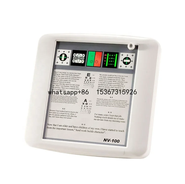 Тестер ближнего зрения оптометрии NV-100 по хорошей цене с сертификатом CE и ISO