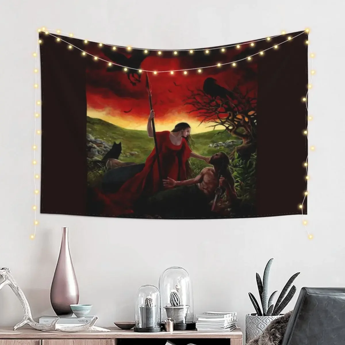 Гобелен Морриган эстетическое украшение комнаты украшения для ковер спальни