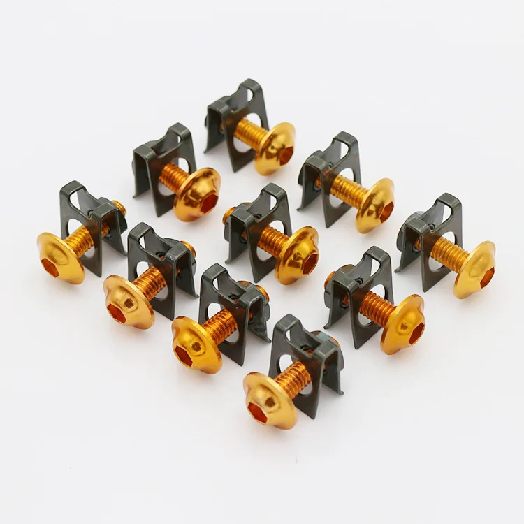 Модифицированный аксессуар для мотоцикла CNC винт из алюминиевого сплава 6 мм