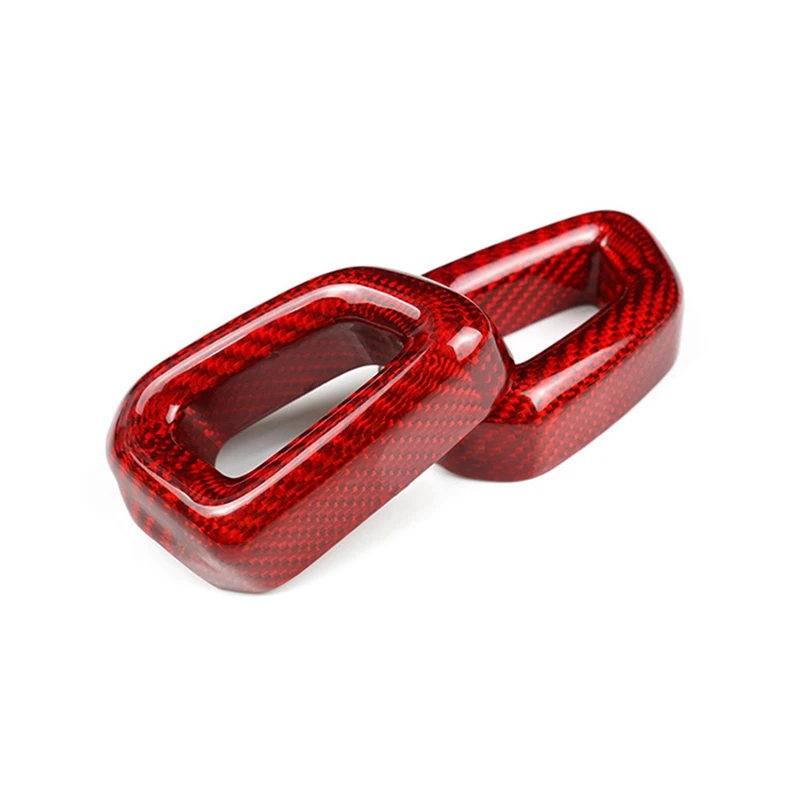 

Car Gear Shift Knob Cover For Volvo XC60 S90 C40 XC90 V90 2022 Carbon Fiber Accessories Interior Trim Sticker