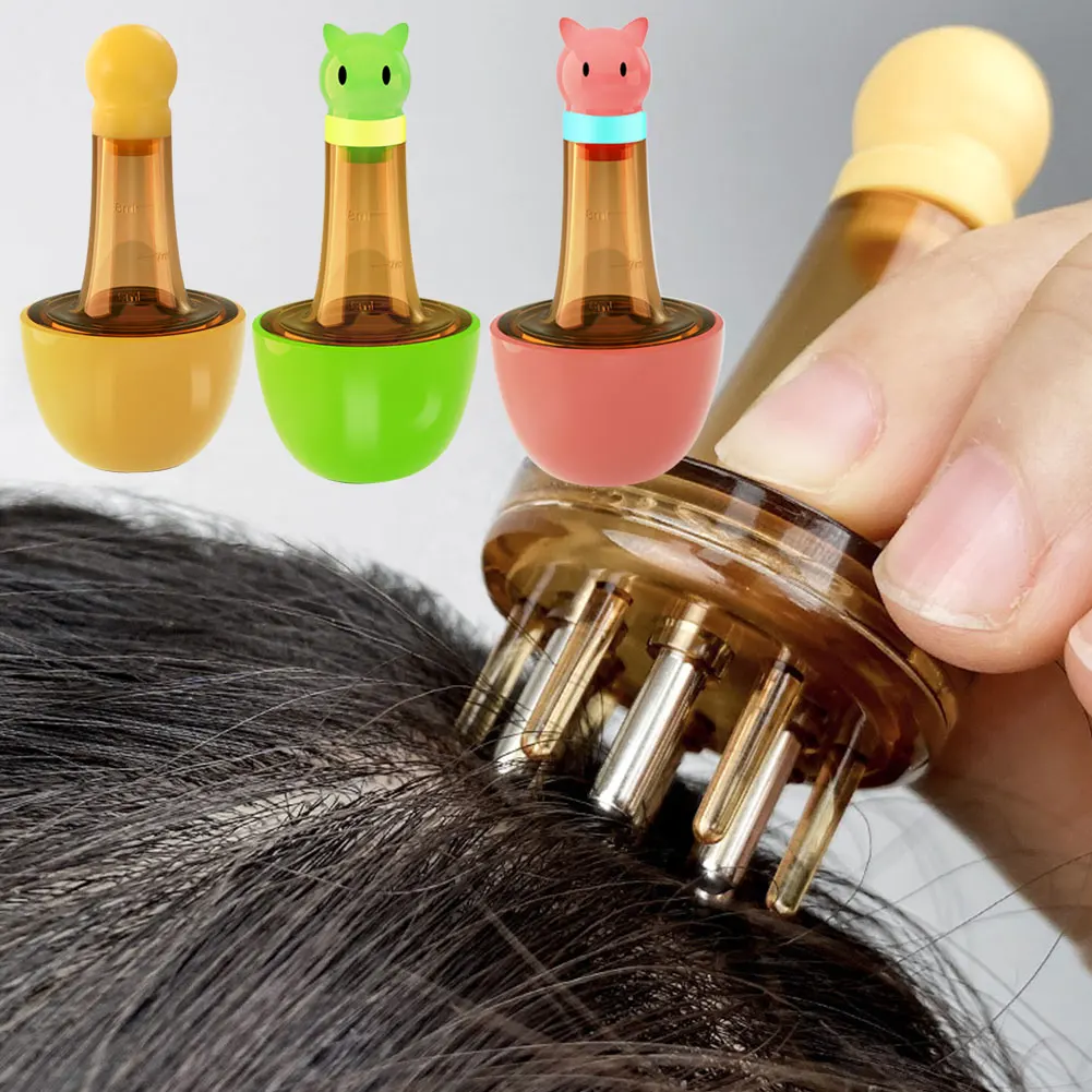 

Мультяшный аппликатор для кожи головы жидкая расческа для массажа корней волос лекарственная расческа для роста волос сыворотка для питательного масла