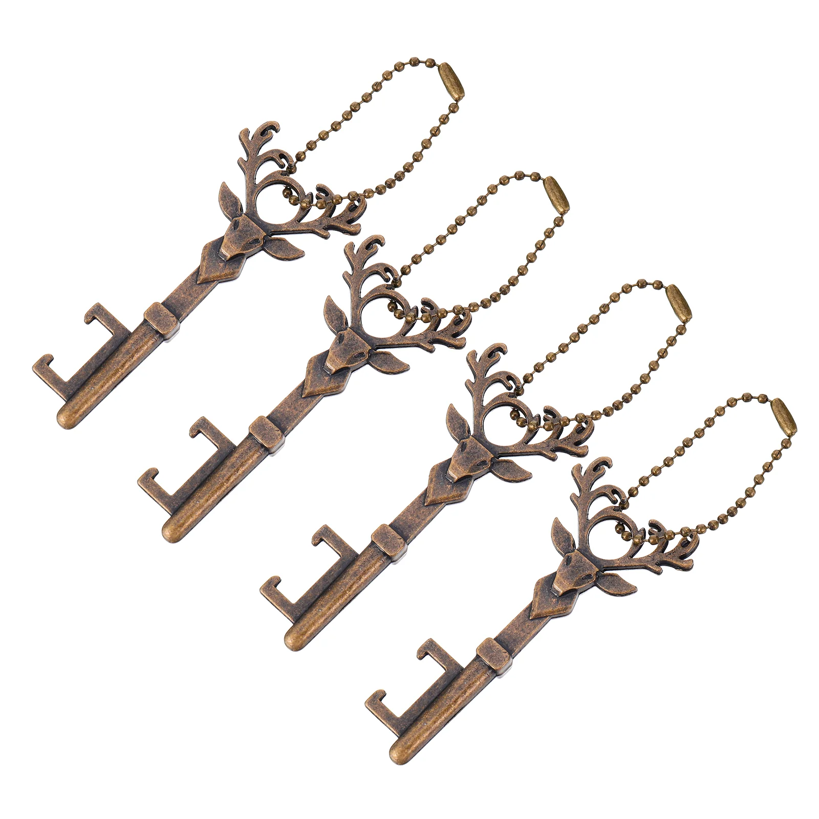 

Opener Bottlechristmas Deer Key Bottles Openers Reindeer Antler Corkscrew Shape Tool Opening Rabbitcorkscrews Beer Keychain