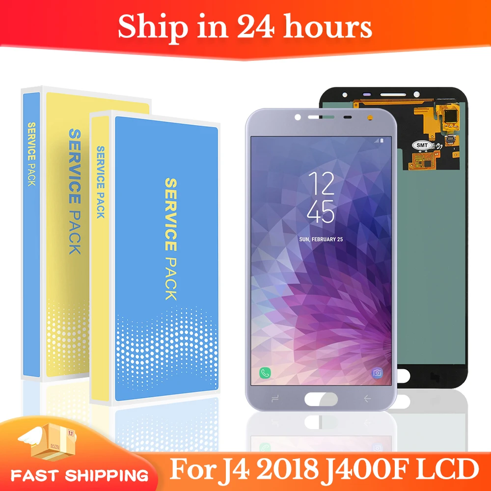 

5.5'' Super AMOLED For Samsung Galaxy J4 J400 J400F J400G/DS SM-J400F LCD Display with Touch Screen Digitizer Assembly