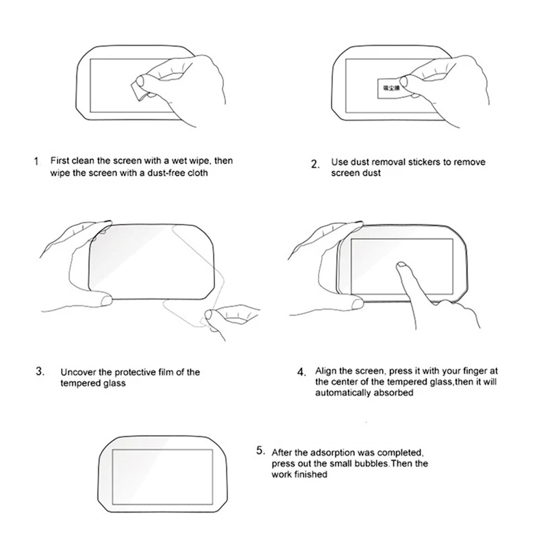Фото Motorcycle Cluster Scratch Protection Film Screen Protector For Honda CBR500R CBR500 F X CRF250 Lrally MSX125 Grom 125 №4