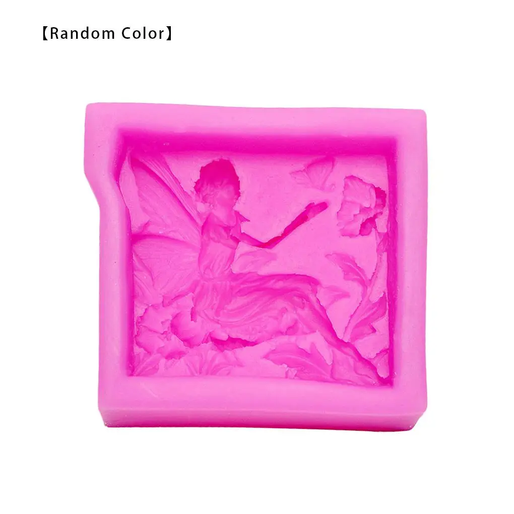 

Mould Non-Stick Silicone Fondant Mold Heat-Resistant Baking Mould Tray Kitchen DIY Tool Color Random