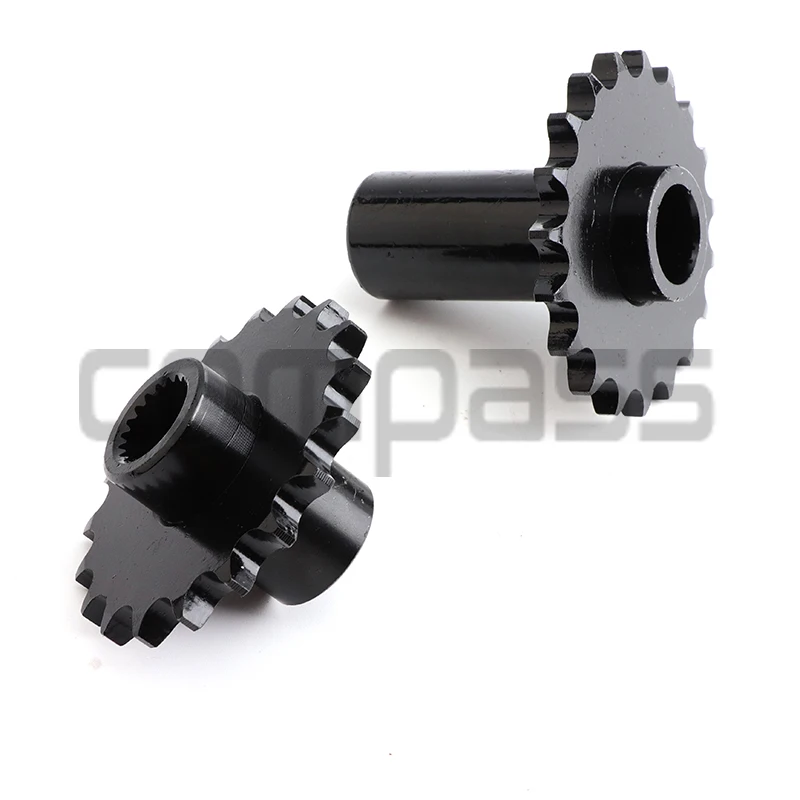 For Gy6 125cc 150cc Quad Buggy ATV Dirt Bike Motorcycle Kart/Trolley Drive Gear 19T 428 Sprocket 19 Teeth Metal Black