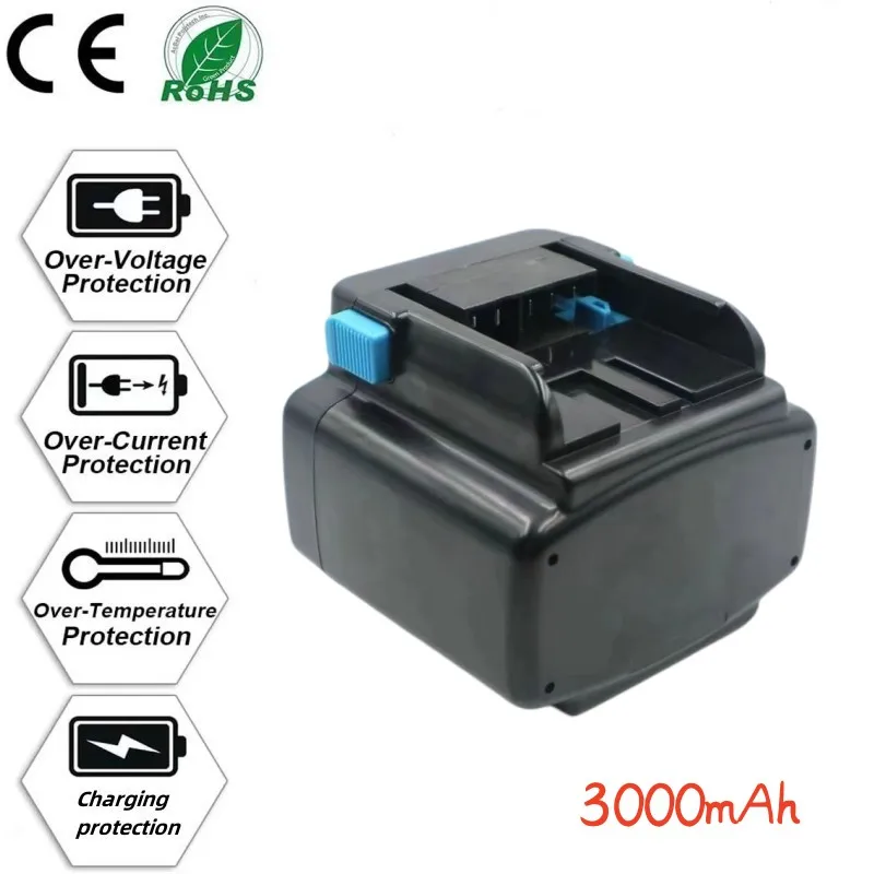 

Аккумулятор 3000 мАч для Hitachi, аккумуляторная батарея 24 В, EB2420, EB2430HA, EB2430R, EB2433X, HI2430-20 DV24DV, DH24DV, Ni-MH