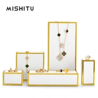 mishitu metal jewelry necklace display stand set earrings display stand bracelet display prop jewelry storage display