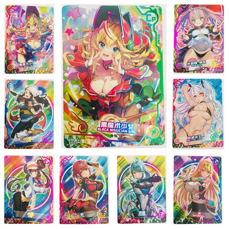 

New Animated Goddess Story Girl Party Full Set Cp Keqing Shenhe Kaleid Liner Game Collectible Card Kids Toys Birthday Gift