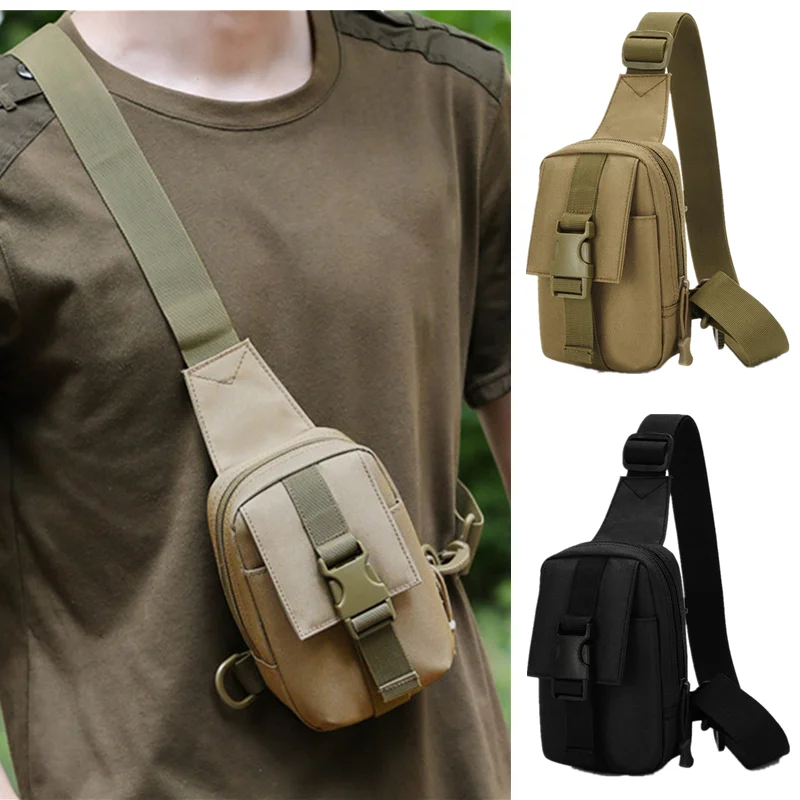 

Тактическая нагрудная сумка, военная сумка для трекинга, спортивная сумка для повседневного использования, сумка на плечо, сумка через плечо, штурмовая сумка для пеших прогулок, велоспорта, кемпинга