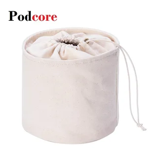 Холщовый органайзер для кошелька, внутренняя сумка для сумки-ведра, маленькая косметичка для женщин, органайзер для сумок, 20*19 см, 2 цвета