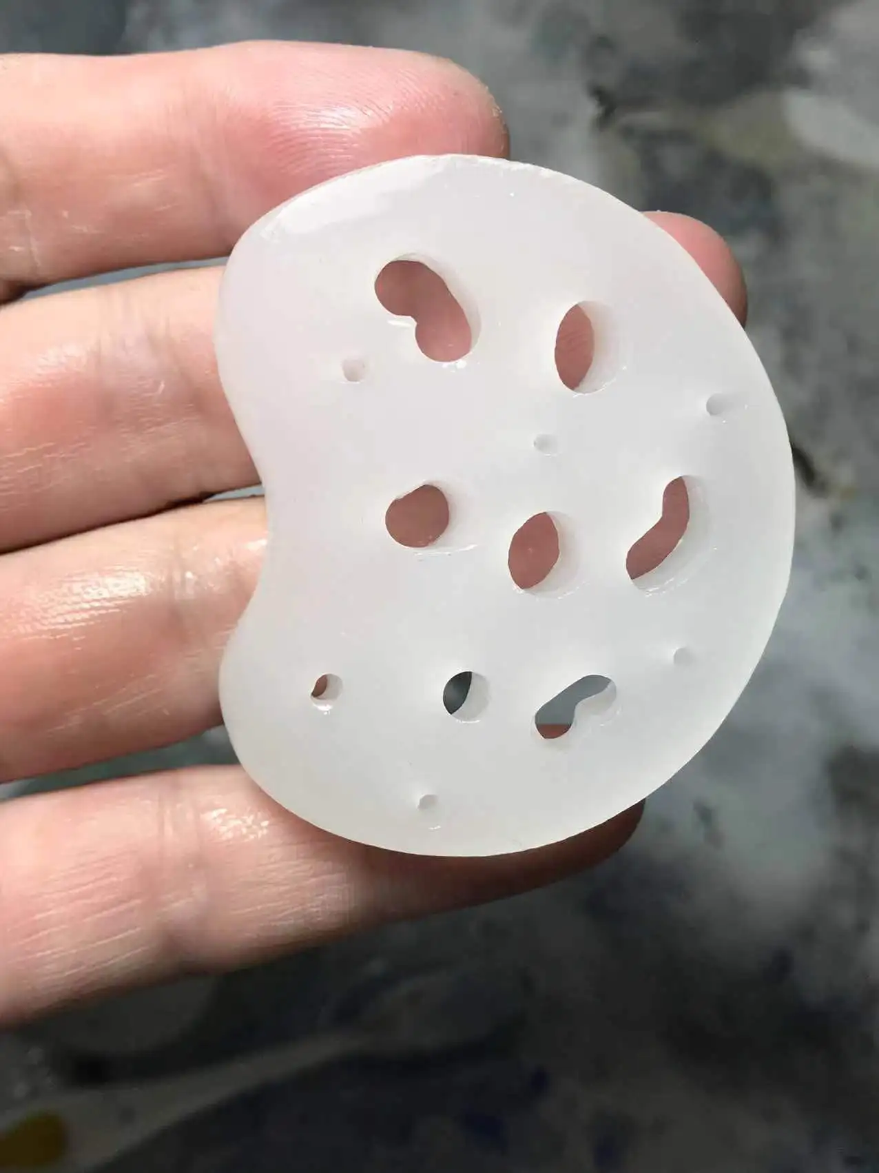 

Natural 100% real white hetian jade carve Lotus root slices Bless peace Handle piece pendant jewellery for men gifts good luck