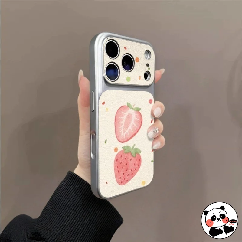 Фото Милый чехол для телефона с клубничным принтом для Infinix Note 60 50 50S 50X 40 30 Zero 30 Smart 20 10 9 8 Pro Plus HD 7 6 5, мягкий чехол из искусственной кожи №1