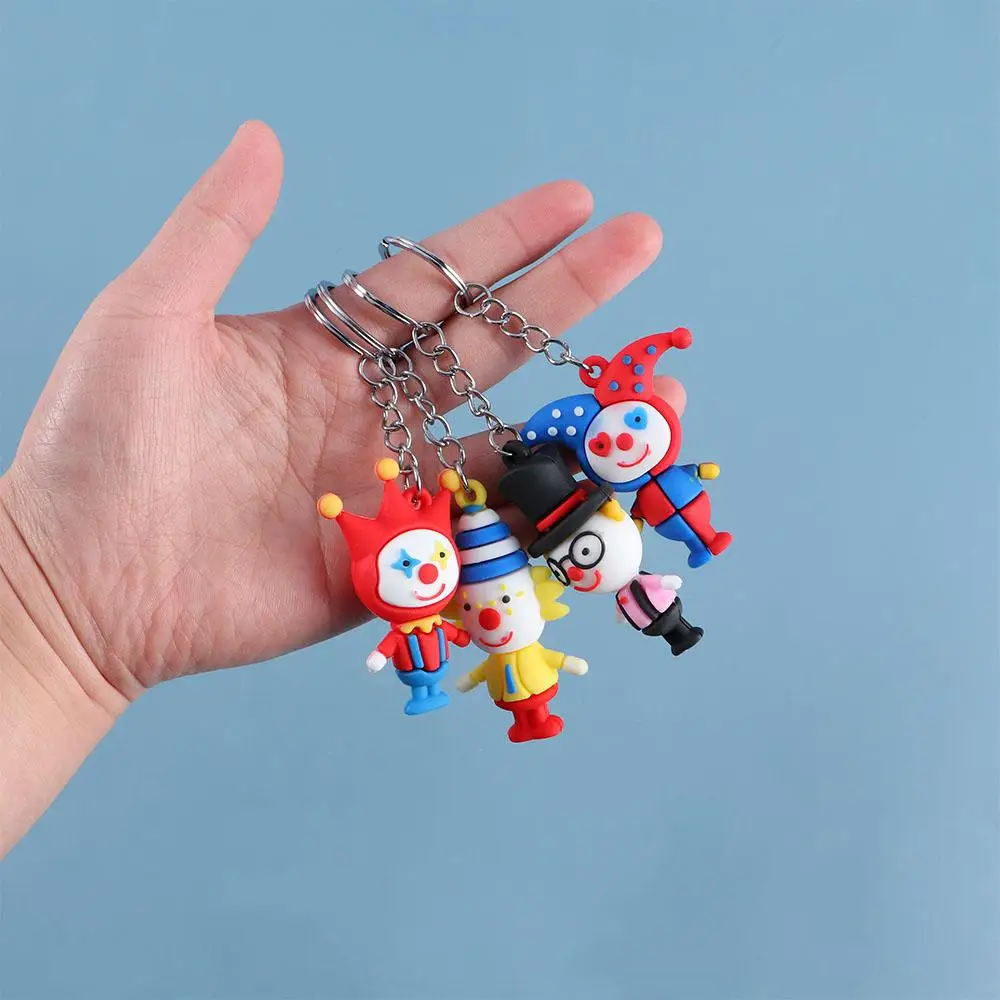 Брелки для ключей с изображением милого клоуна женщин и девушек