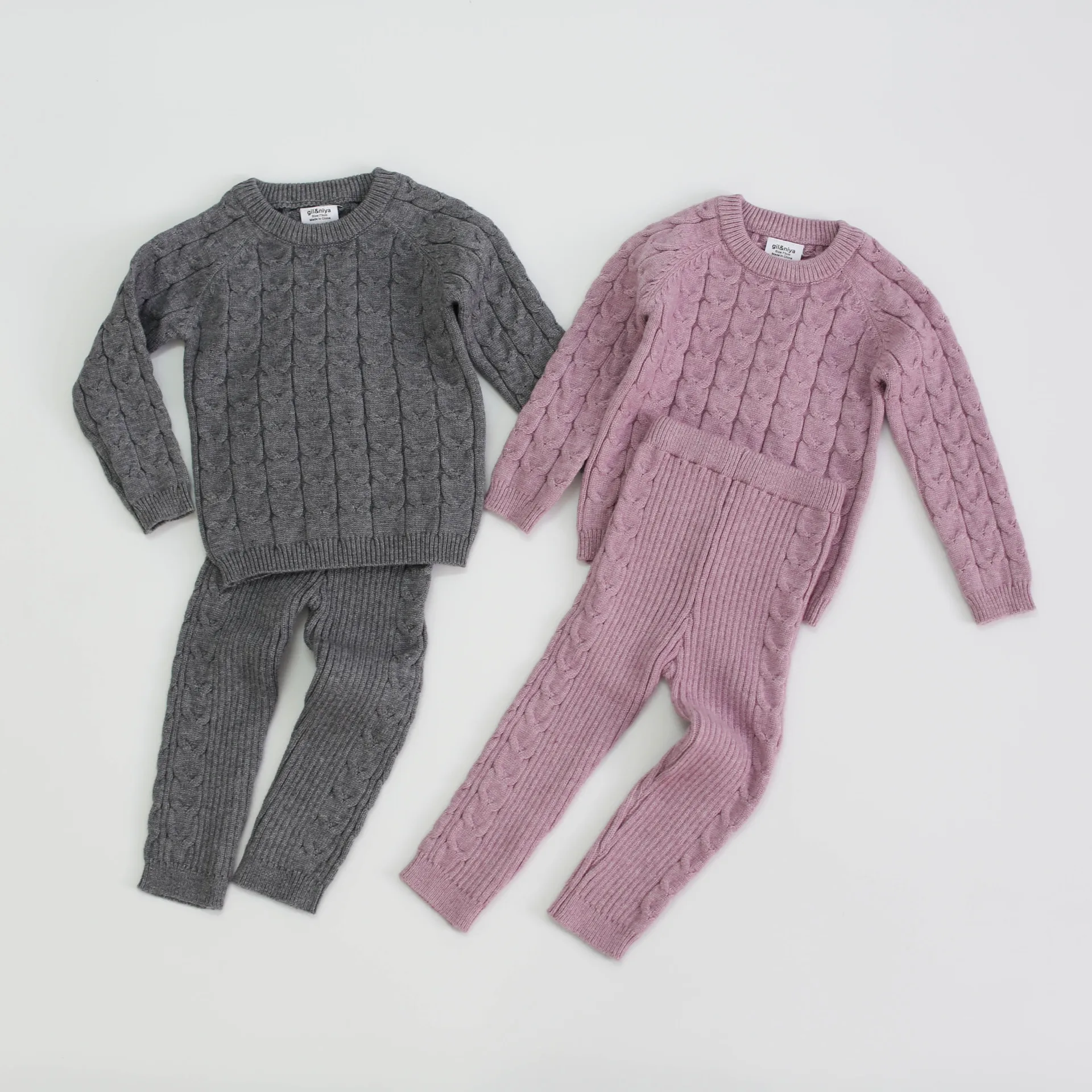 

Spring Autumn New Baby Clothes Girls Sets Cardigan and Bloomer 2Pcs Long Sleeve Newborn Boys Knitting Infant Sweater Suit