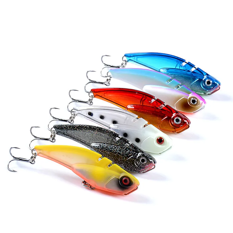 

Artificial Hard Bait Sinking VIB Fishing Lure With Sharp Hook Tip Wobbler Crankbaits Ice Carp Fishing Accessories