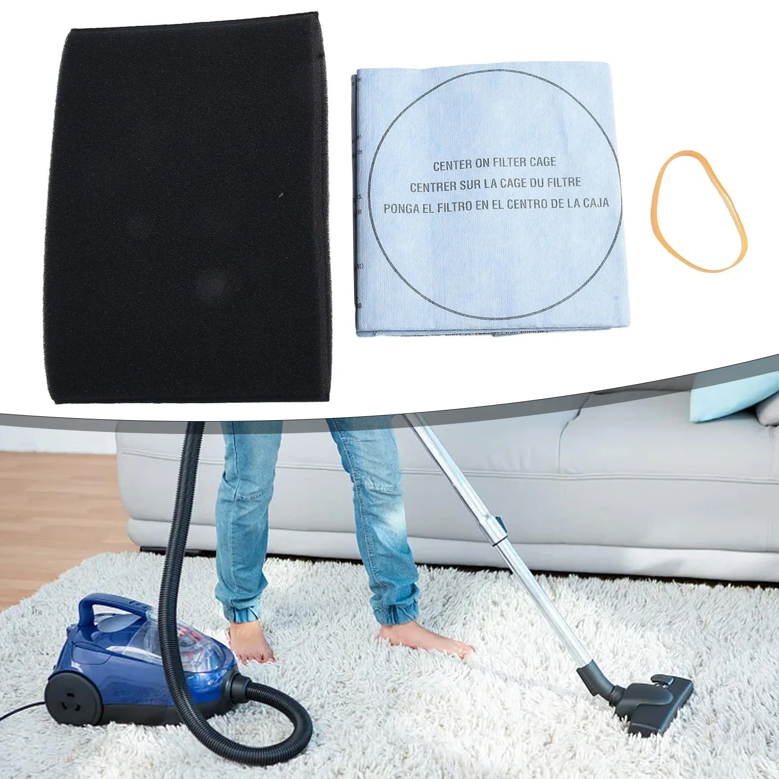 Фильтрующие пакеты с стопорным кольцом детали для бытовой подметальной машины