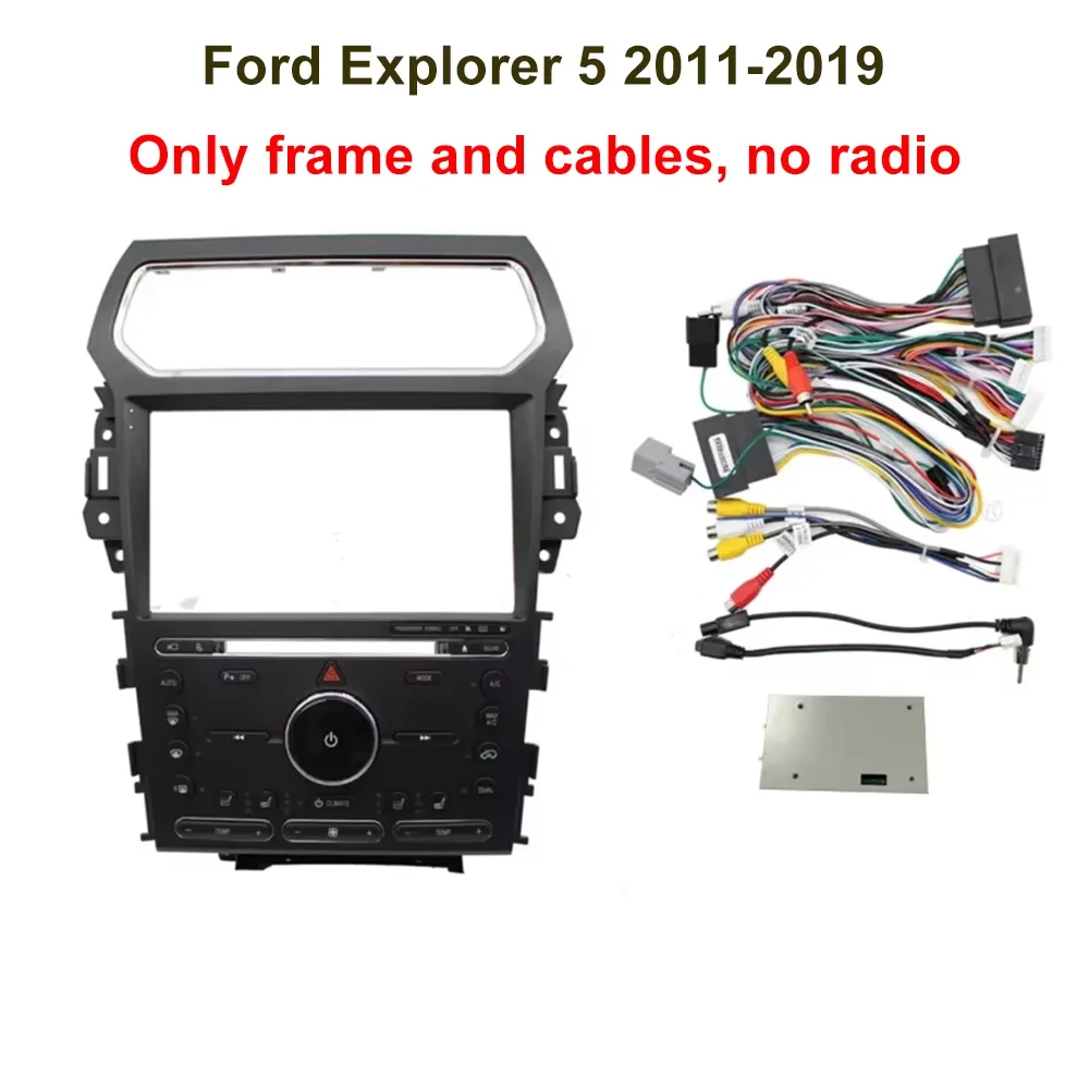 

Для Ford Explorer 5 2011-2019 Android 14 Автомобильный радиоприемник Carplay Навигация GPS Мультимедийный плеер WiFi + 4G Стерео Авто головное устройство QLED
