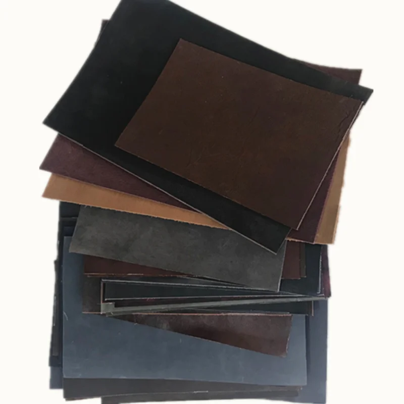 Thick 1.4~2mm Cowhide Material Handmade Diy Crazy Horse Leather Practice Hand Layer |