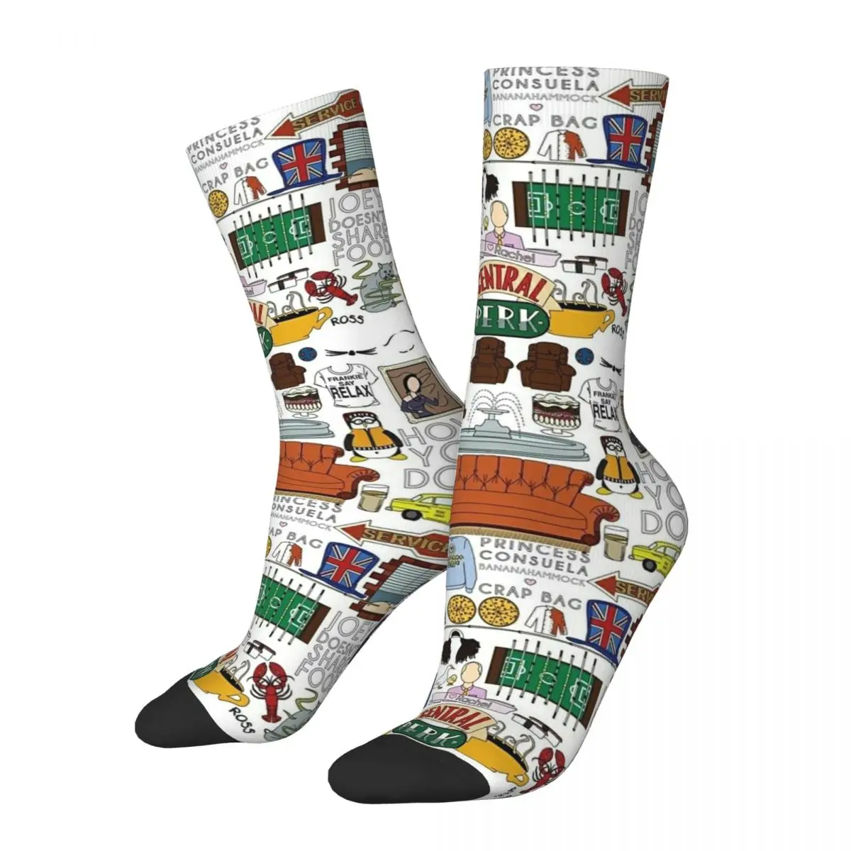 

Мужские и женские модные носки Friends Kee в стиле американского ТВ