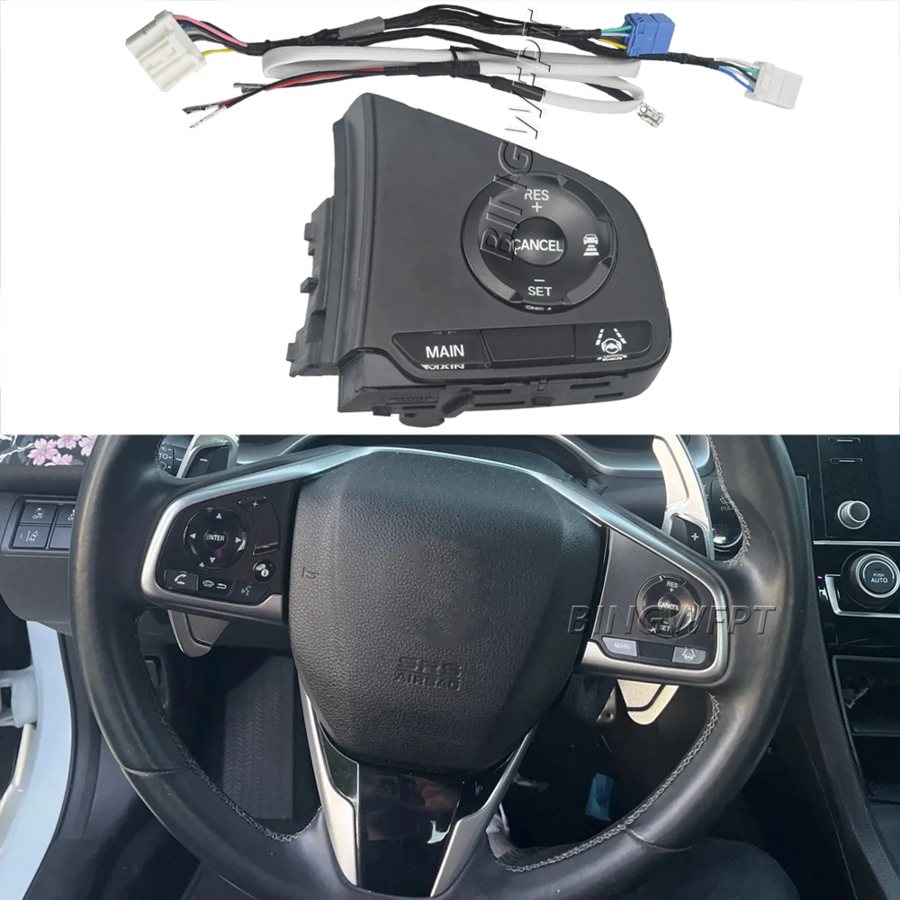 

Кнопка управления круиз-контролем на руль для Honda Civic 10, 2016, 2017, 2018, 2019, 2020, 2021,