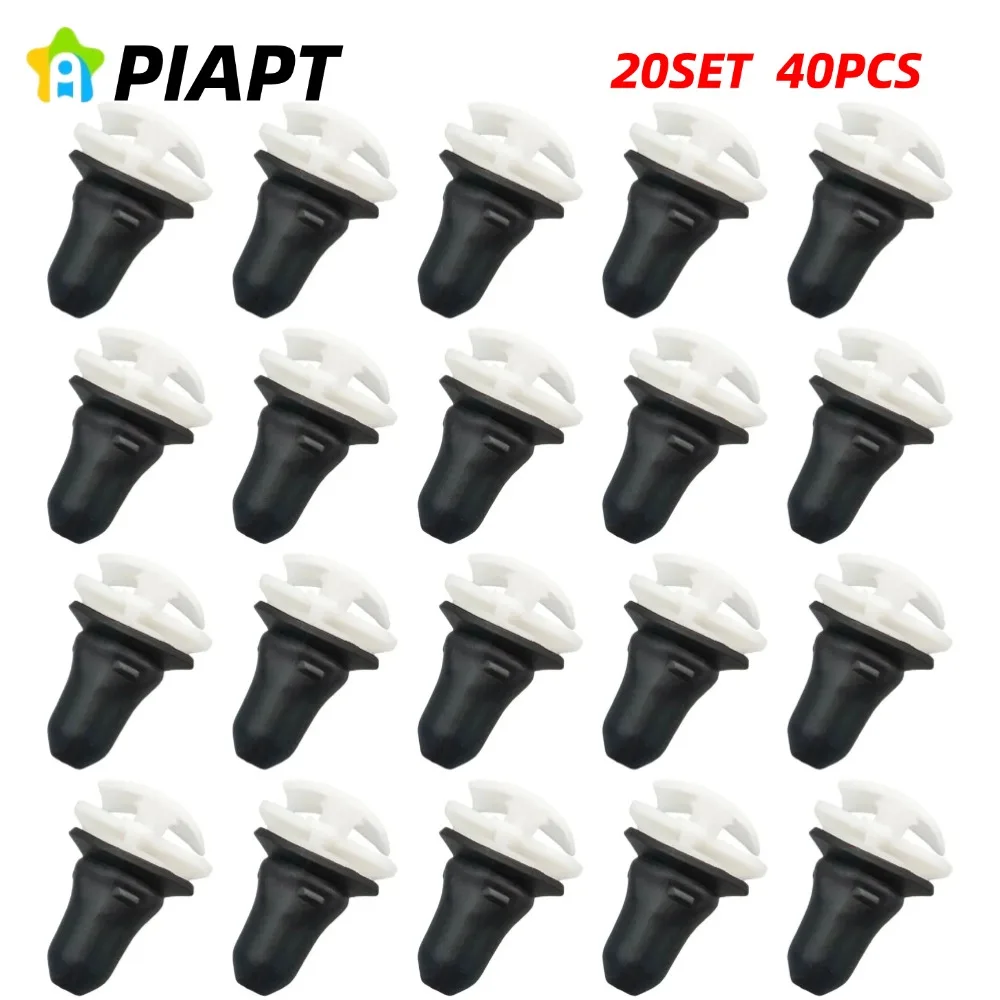 

20 компл. 3C0853585 3C0853586 зажимы для отделки переднего и заднего крыла и колесной арки для Volkswagen Tiguan Mk1 Mk2